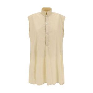 Quira Beige Cotton Women's Shirt